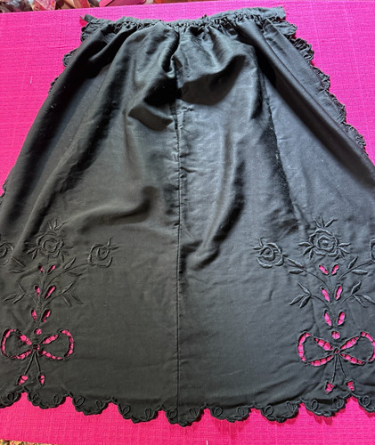 Ancien tablier breton drap - tablier,