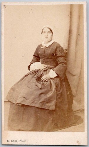 Cdv 1865 femme peuple - cdv,