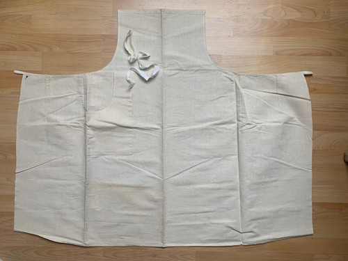 Grand tablier ancien - tablier, toile